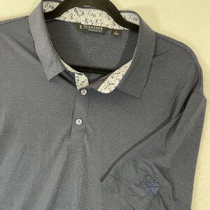 7Diamonds Polo Shirt Mens Large Navy Blue Dawn Patrol Performance Golf Athletic